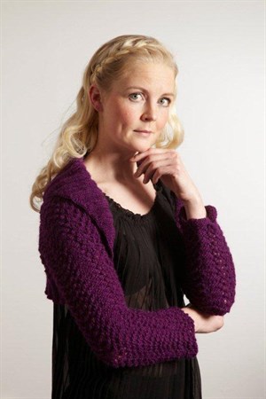 Skuldervarmer i Lamauld